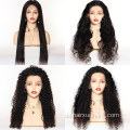 Großhandel Verschluss Perücke menschliches Haar Perücken für schwarze Frauen 20 -Zoll -Verkäufer 180% Dichte billige Spitze vordere Perücken menschliche Haarspitze vorne